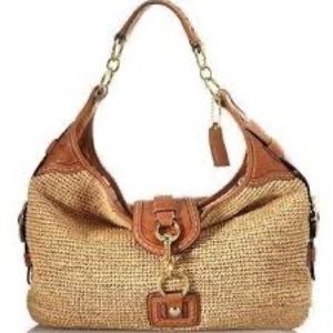 Straw Coach Bleeker Collection tote